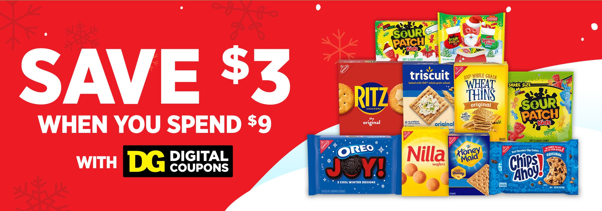 Save $3 When You Spend $9