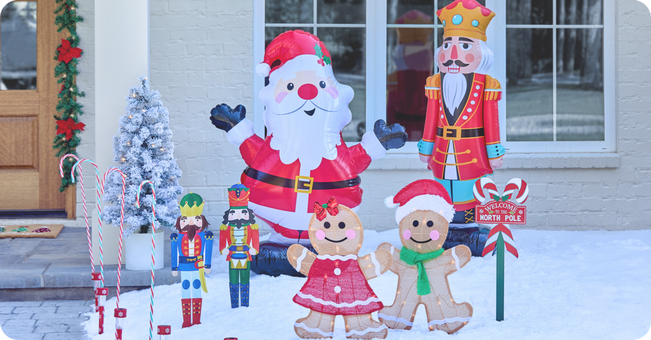 Outdoor holiday decor