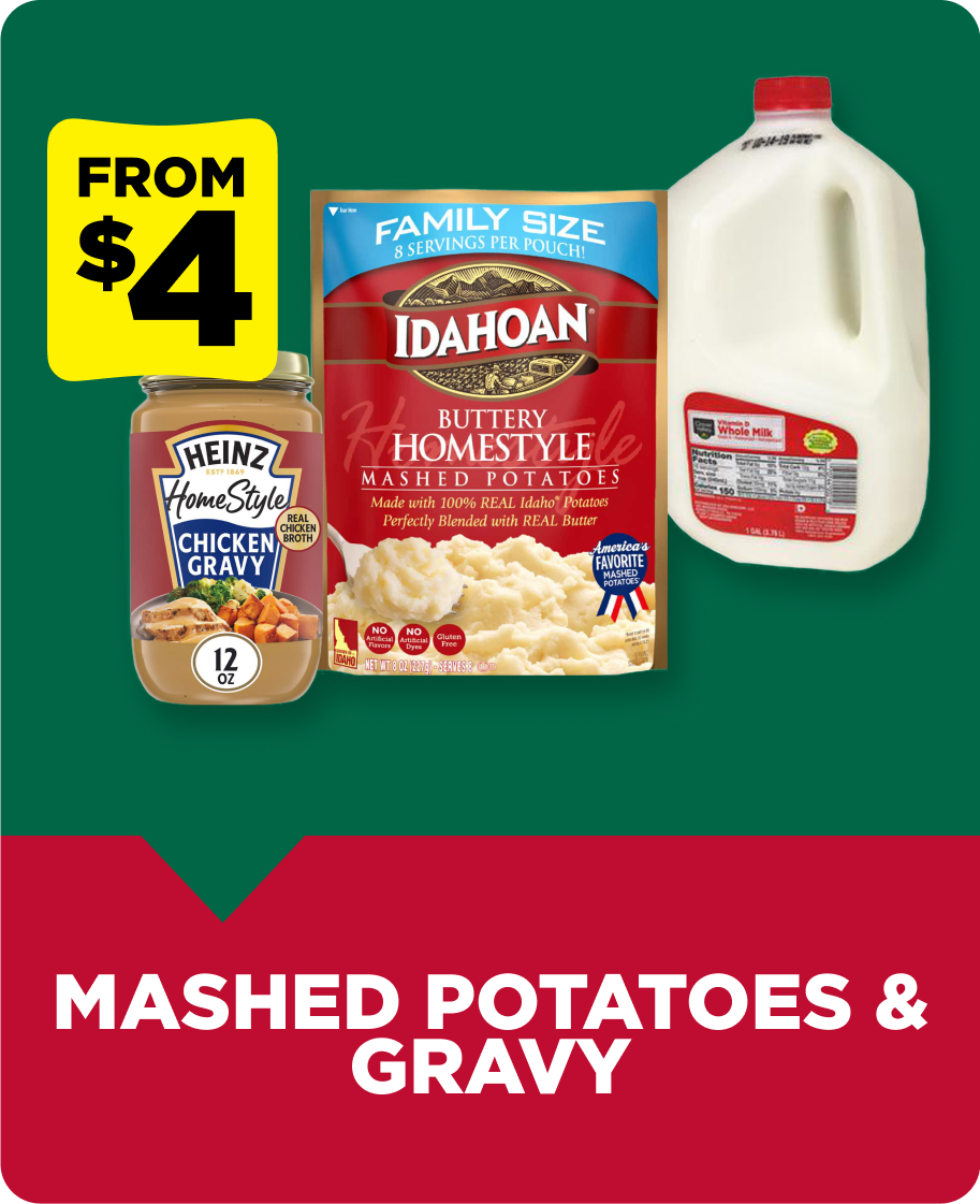 Mashed potatoes and gravy