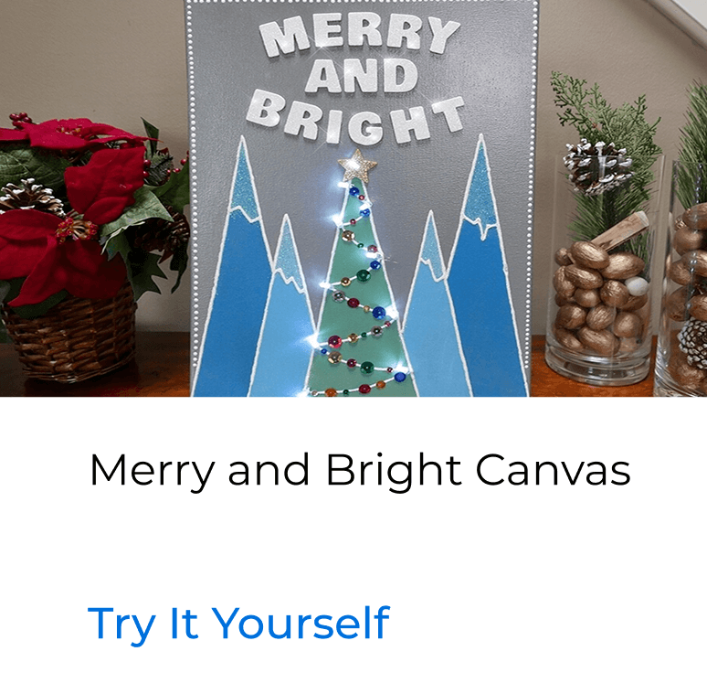 Merry and Bright Canvas