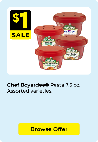 $1 Chef Boyardee