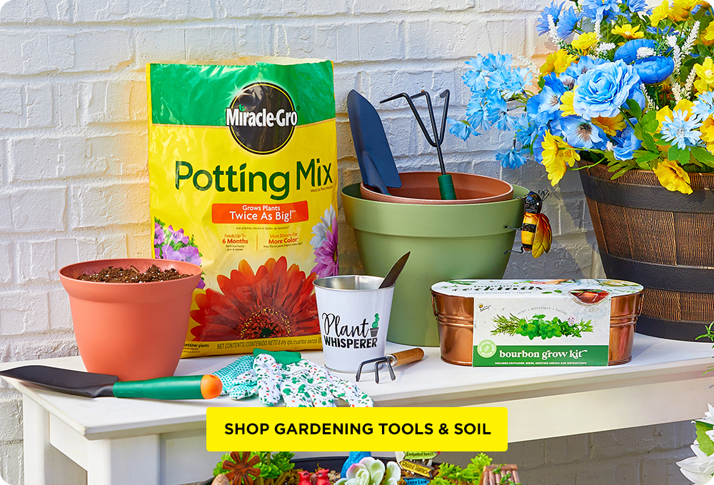 Shop gardening tools and soil