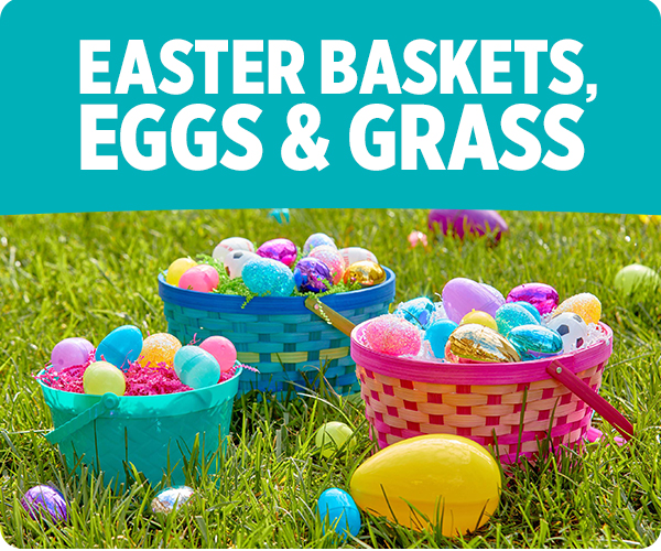 Baskets Eggs & Grass