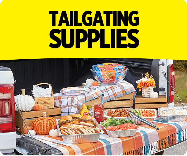 Tailgating Supplies Banner