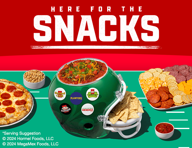 Here for the snacks