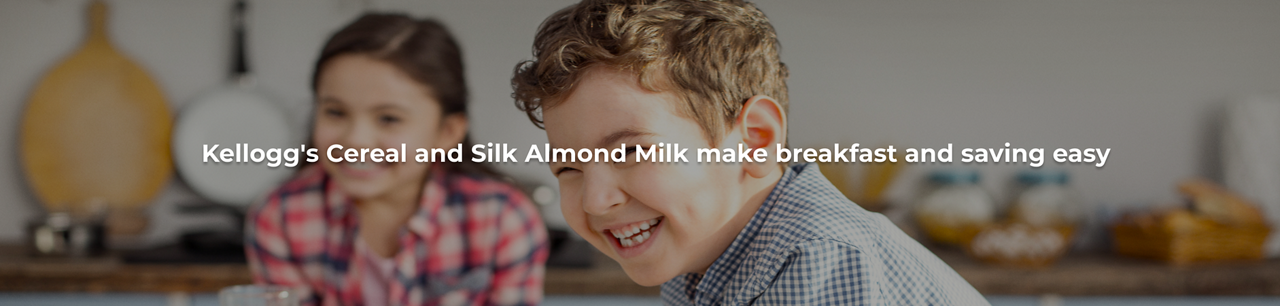 Kellogg's Cereal and Silk Almond Milk make breakfast and saving easy