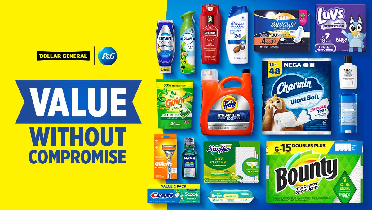 Spend $20 on Select DG Brands Get $5 via Gift Card