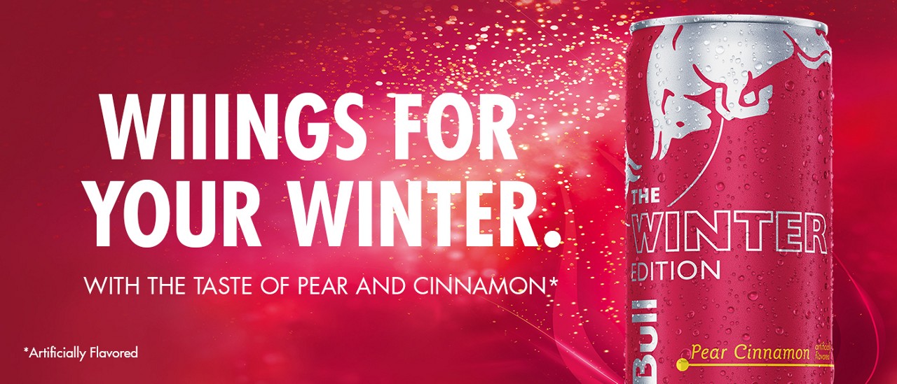 Redbull Wings for your winter.