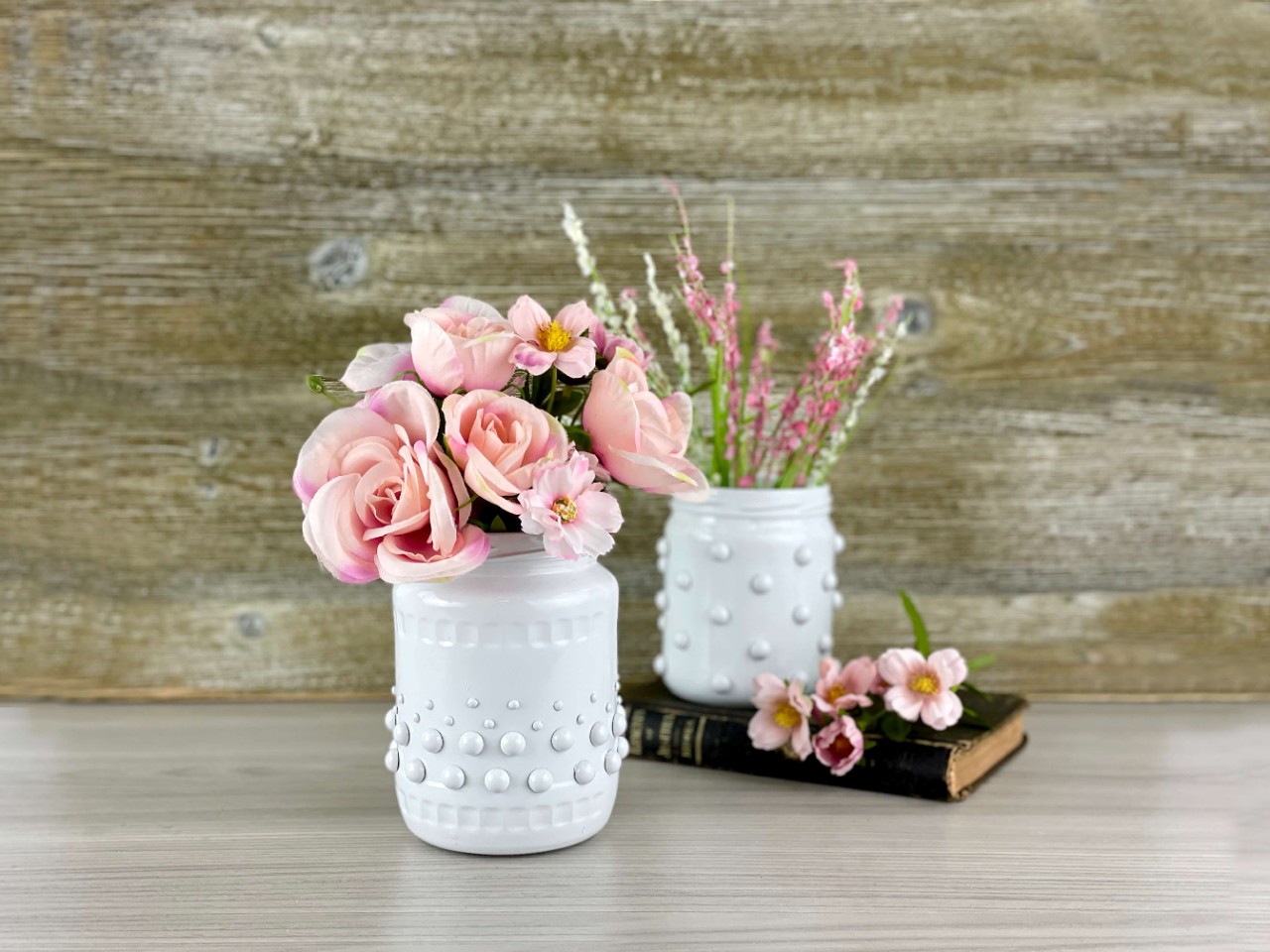 Hobnail Glass Jar