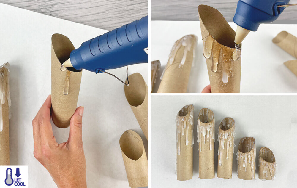 DIY Melting Candle Cluster Step 2