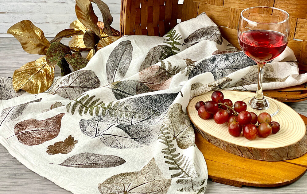Fall Leaf Print Fabric
