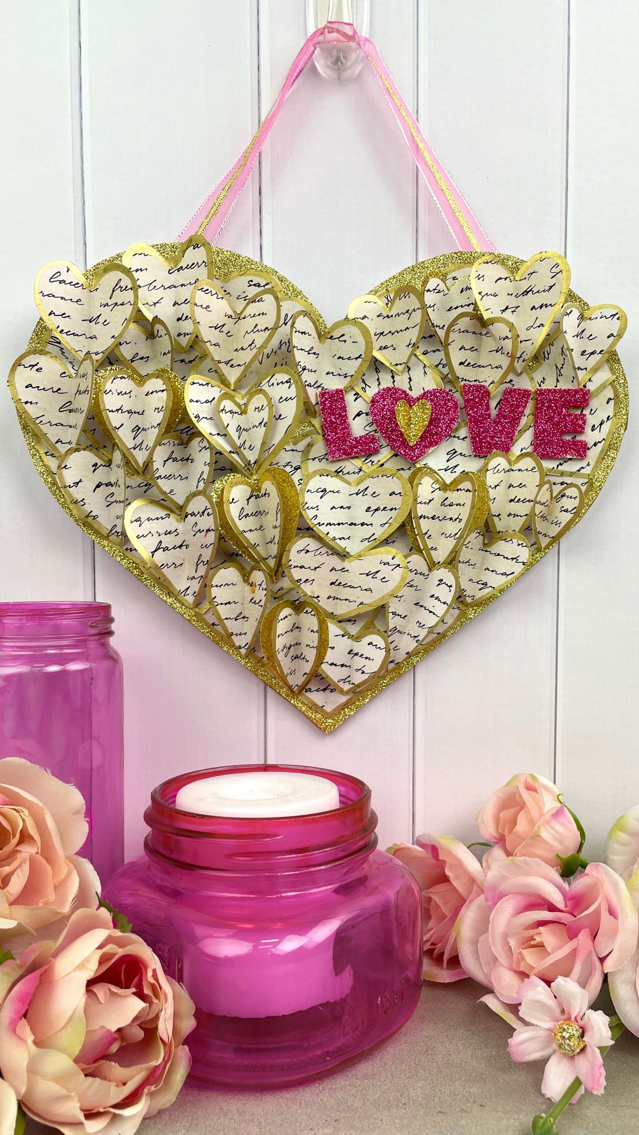Hero Paper Hearts Wreath
