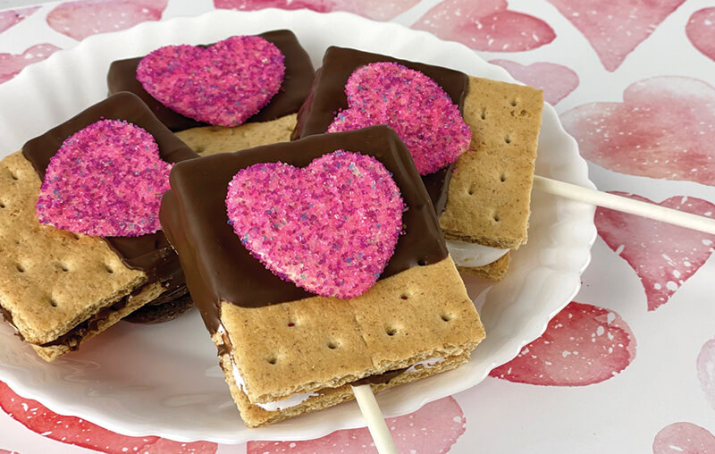 photo of valentine s'more pops recipe craft idea