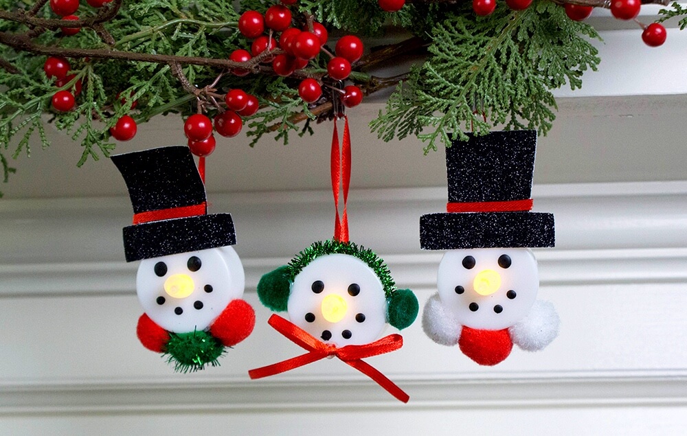 Snowman Tea Lights