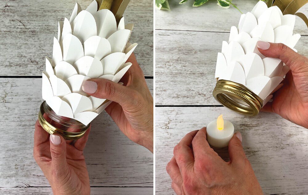 Pineapple Lamp Step 6