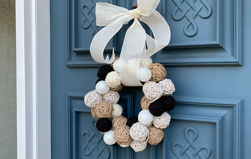 Yarn Ball Wreath *perfect for craft rooms!* – Clover Needlecraft