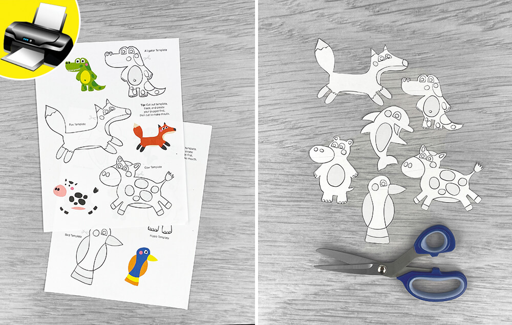 Clothespin Puppets Step 1