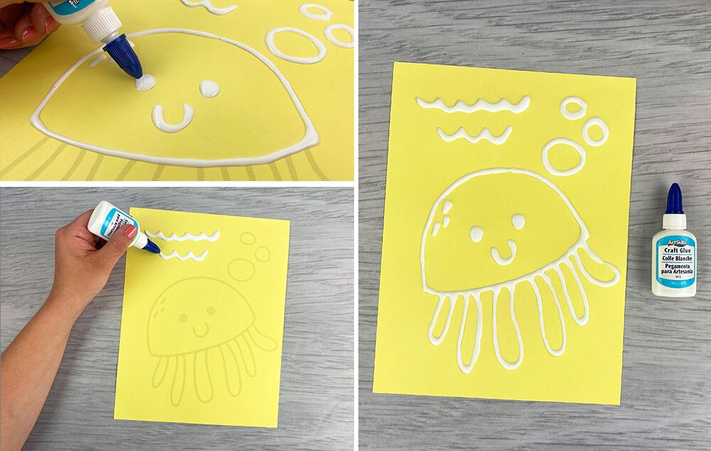 Salt Painting Step 2