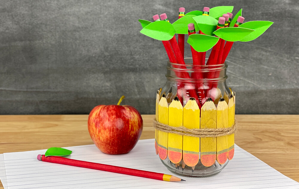 Teacher Pencil Holder and Pencil Toppers Hero Banner