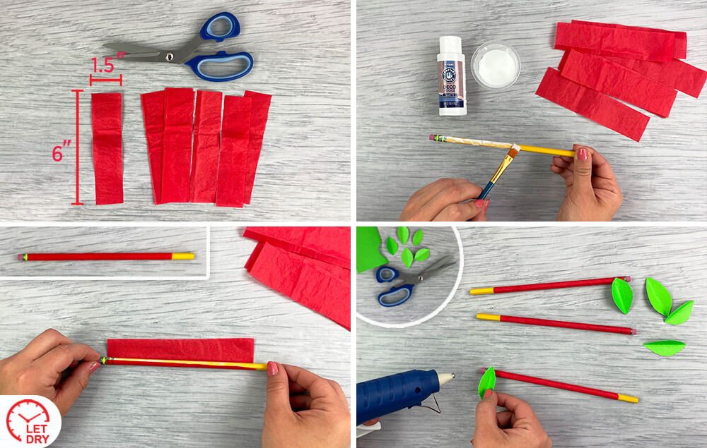 Teacher Pencil Holder and Pencil Toppers Step 5