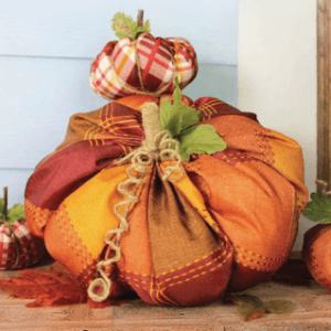 DIY Fabric Pumpkin Decor