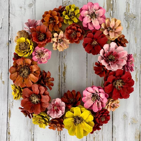 DIY Flower Wreath