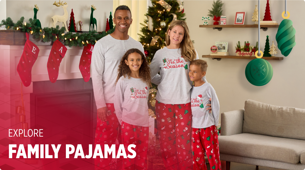 Explore Family Pajamas at Dollar General