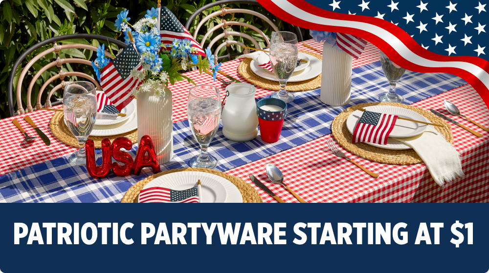 Patriotic Partyware Starting at $1