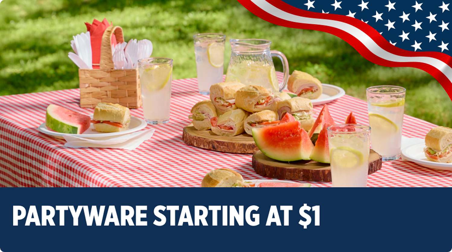 Partyware Starting at $1