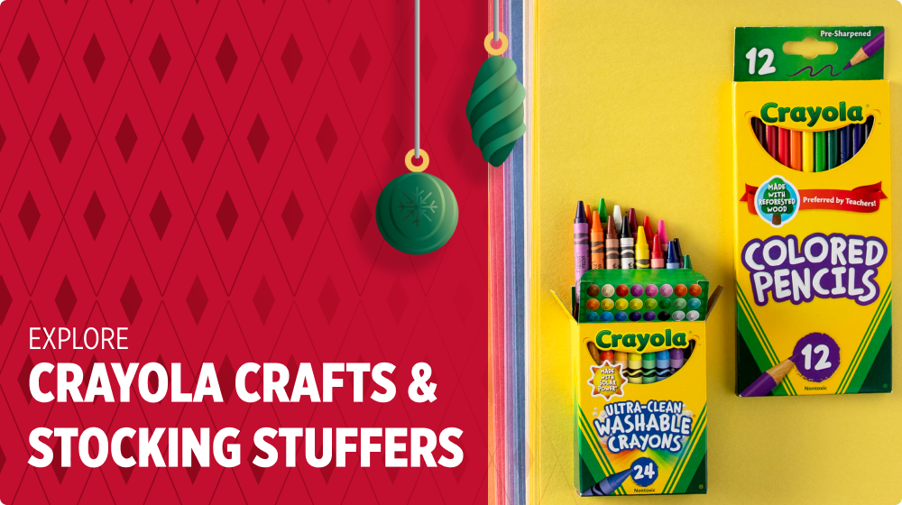 Explore Crayola Crafts & Stocking Stuffers