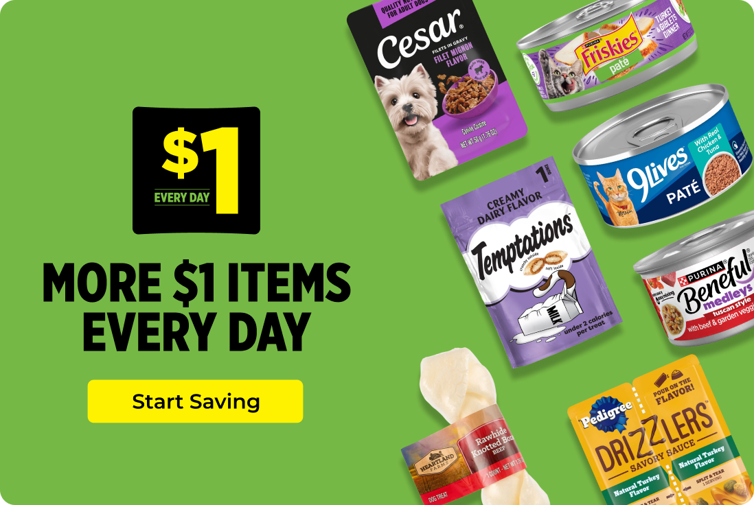 Shop more $1 Pet items every day