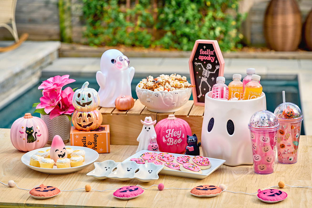 Feelin’ Spooky, Hey Boo, Let’s Get Spooky — Halloween party treats and drinkware collection