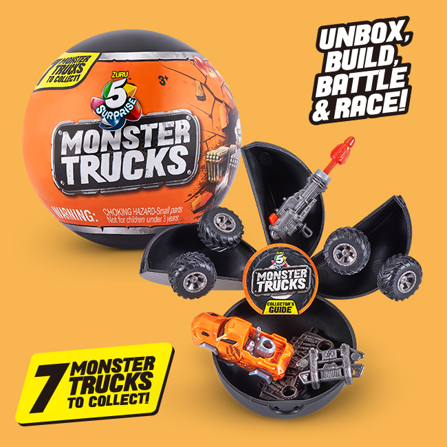 Shop Zuru 5 Surprise Mystery Ball Monster Truck