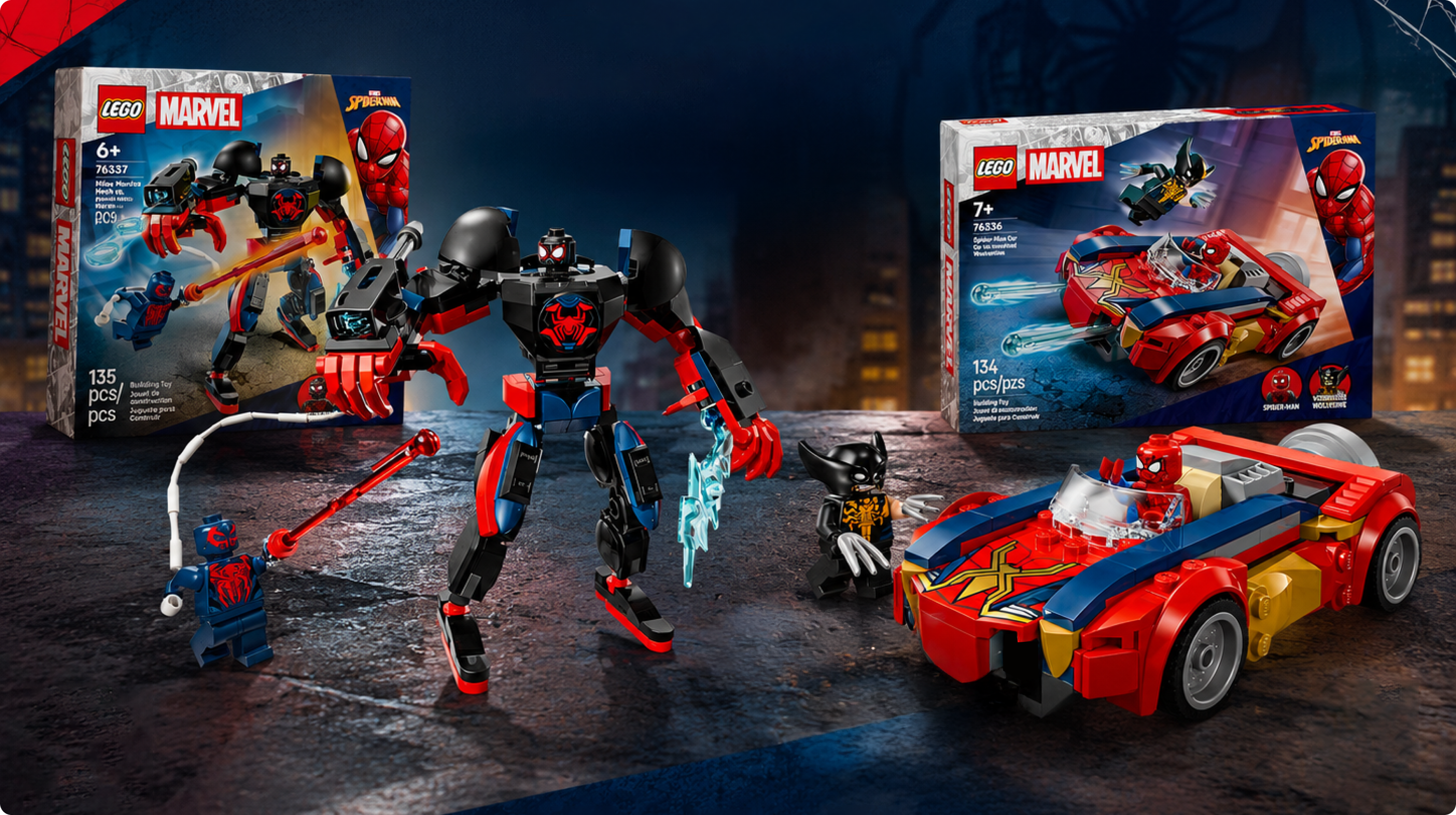 Swing Into Action With Spider-Man — LEGO Marvel Spider-Man building sets and characters