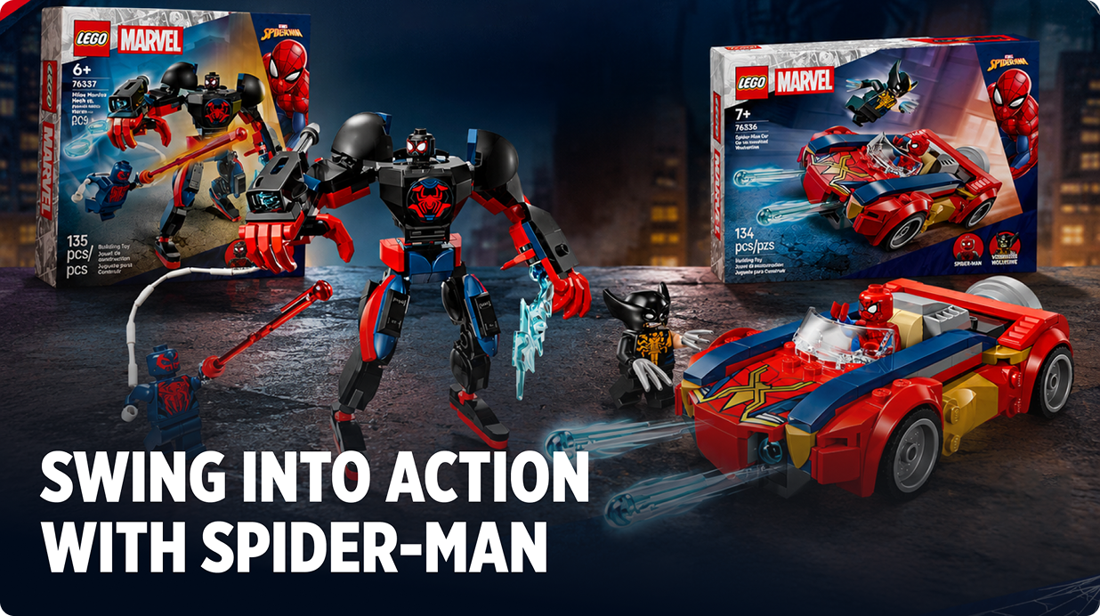 Swing Into Action With Spider-Man — LEGO Marvel Spider-Man building sets and characters