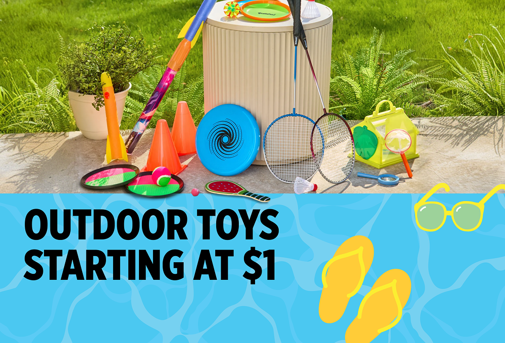 Outdoor Toys Starting at $1