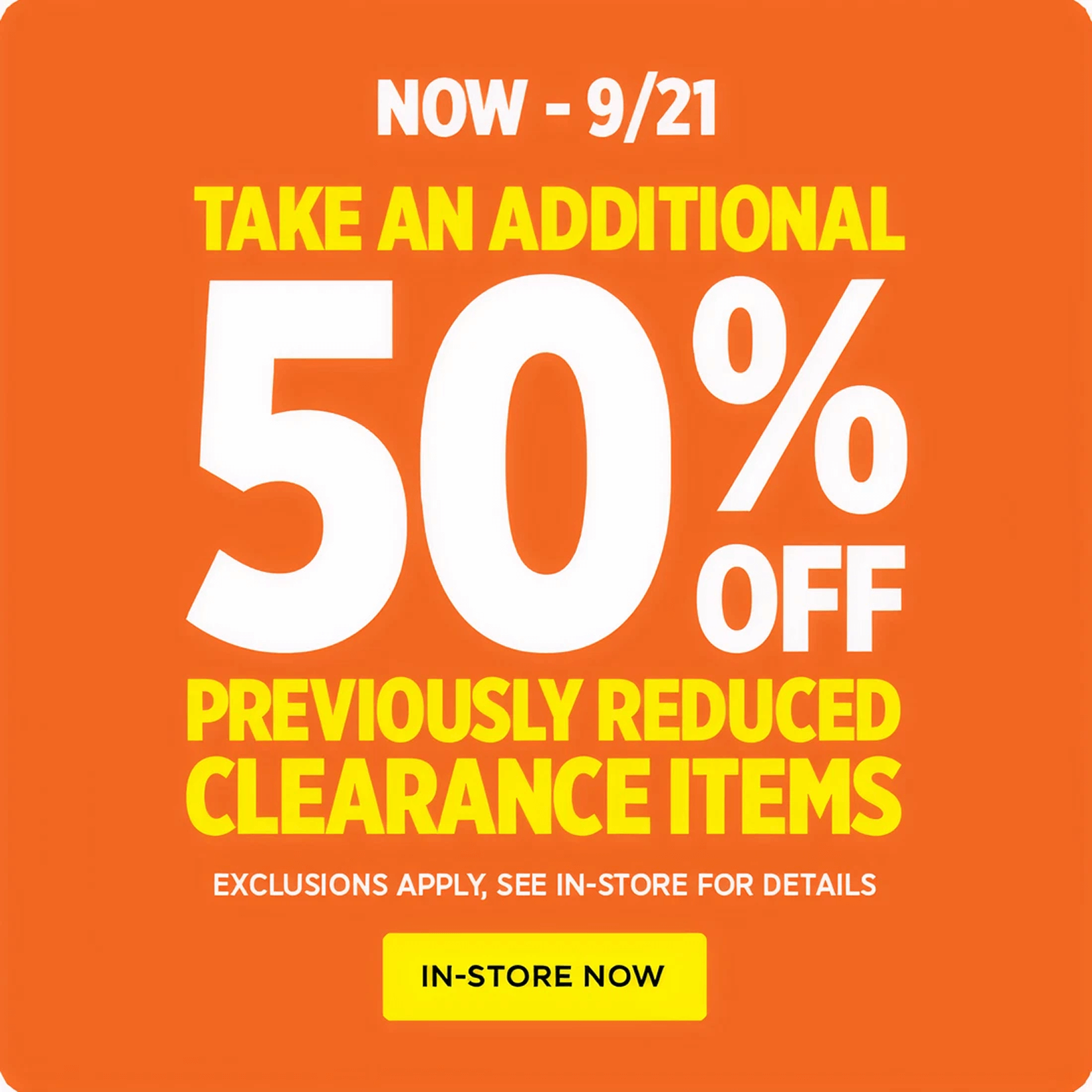 Save More on Seasonal Clearance