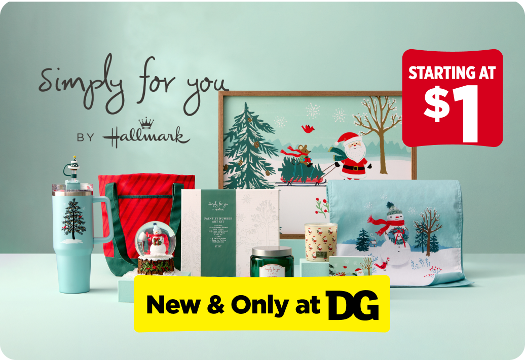 Simply for You by Hallmark — New & Only at DG — Starting at $1