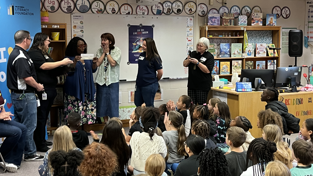 DGLF and Reading is Fundamental surprise Alachua schools