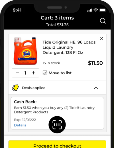 Cart Calculator Screenshot