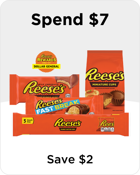 Save on Reeses Chocolate Products with DG Digital Coupons