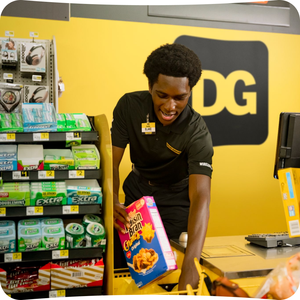 DG coworkers at store