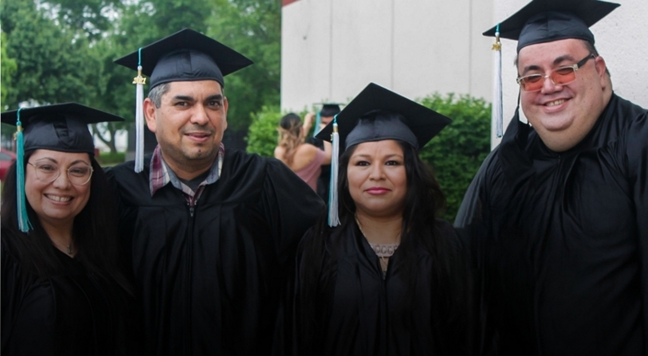 4 graduated students