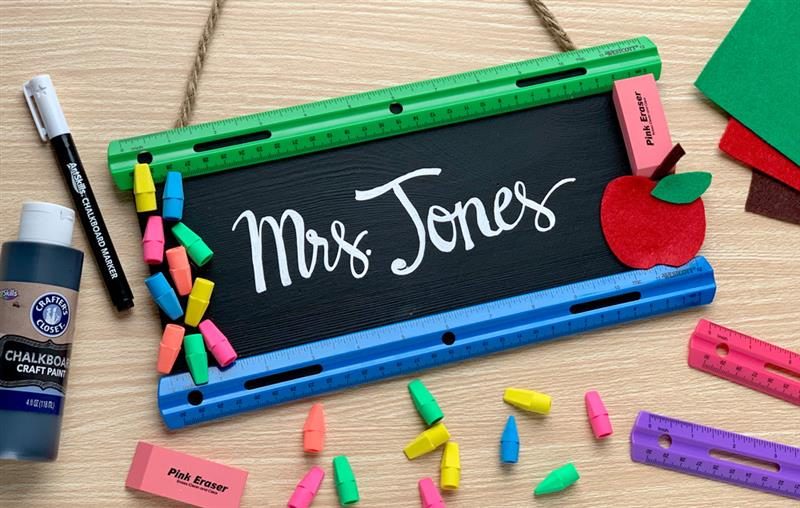 Teacher's Desk Sign