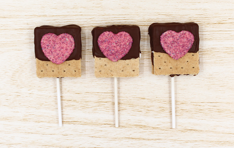 photo of step 8 for valentine s'more pops recipe craft 