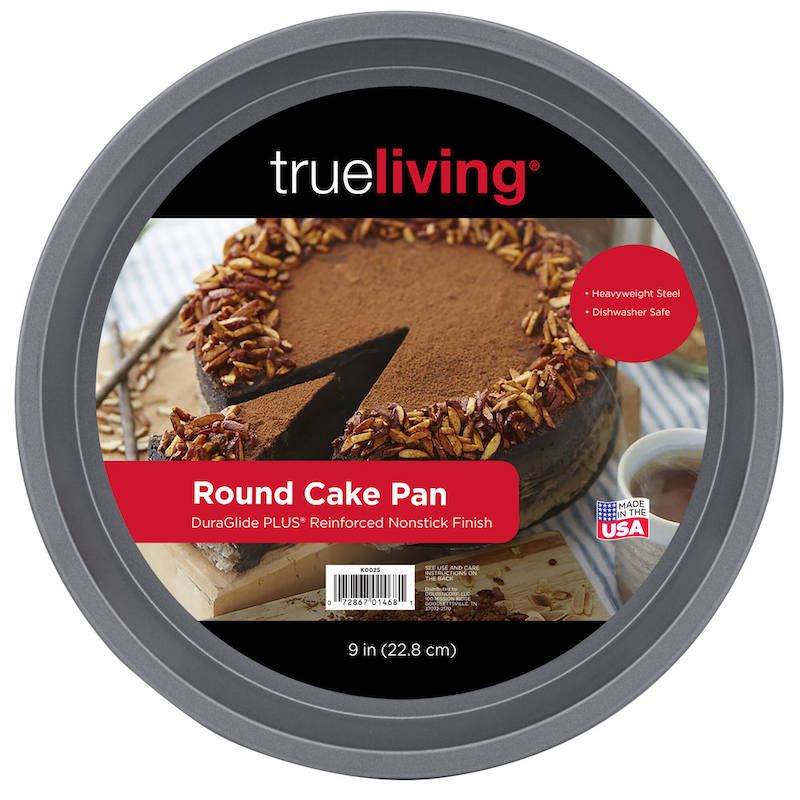 True Living Nonstick Round Cake Pan