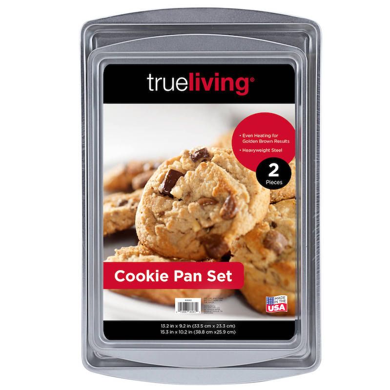 True Living 2- Piece Cookie Pan Set