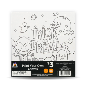 Halloween Paint Your Own Canvas Kit - Assorted