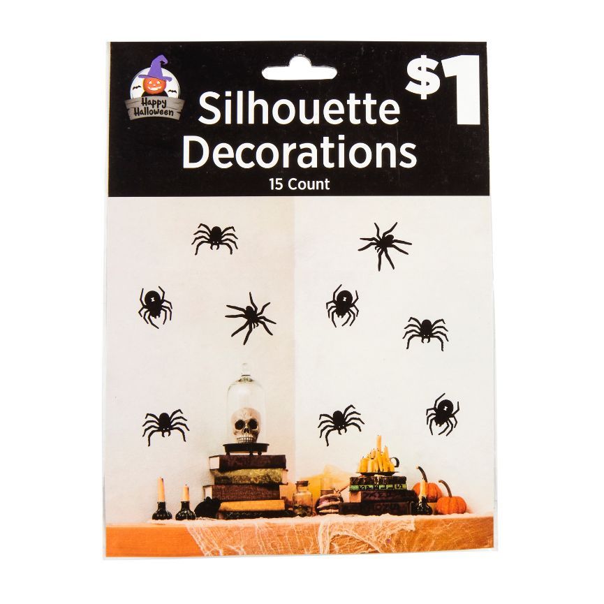 Halloween Silhouette Cut Out Decoration Set - Assorted