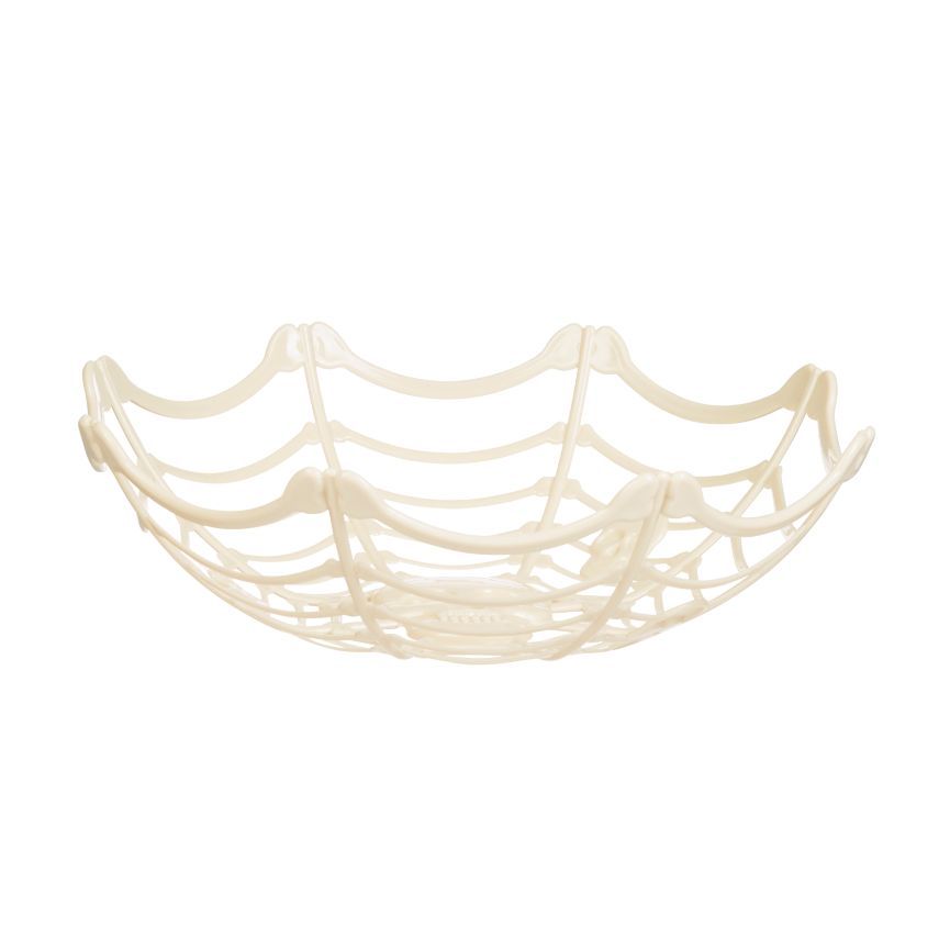 Halloween Spider Web Basket - Assorted